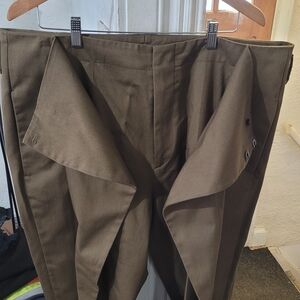 Jil Sander Olive Dress Pants